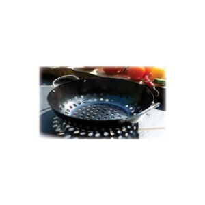 Round Perforated Grill Wok 28cm